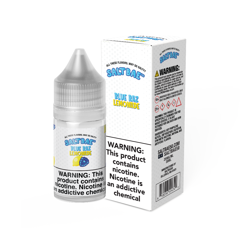 Blue Raz Lemonade Salt Bae 50 Salts 30mL
