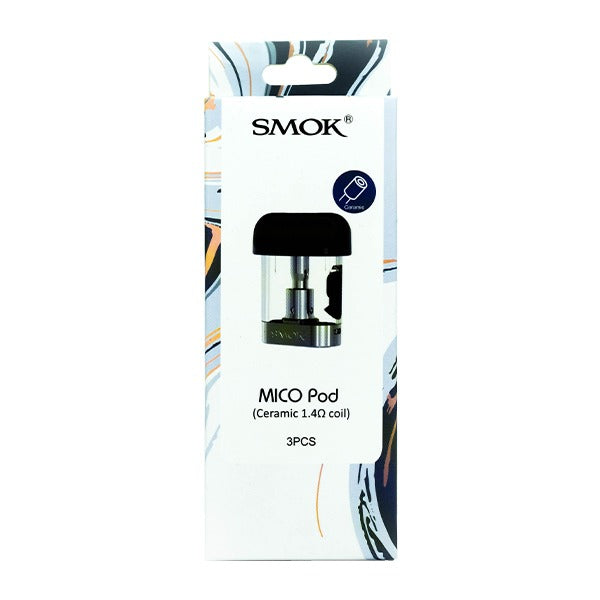 smok mico pods Replacement Pod Cartridges (Pack of 3) Vape Pods: Coils Vuse Solo E-Cigarette Power Nicotine Level:0mg