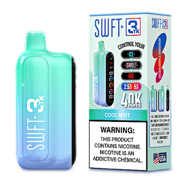 sweet mint disposable vape SWFT 3TK Nic + + Ice Control Flavor:Strawberry ICE empty disposable vape pen frozen banana